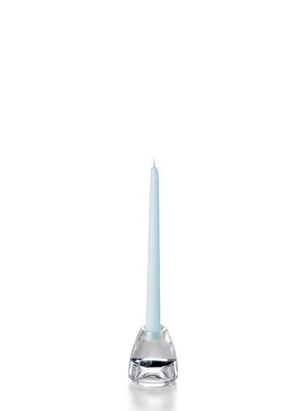 10" Wholesale Taper Candles - Case of 288 Ice Blue