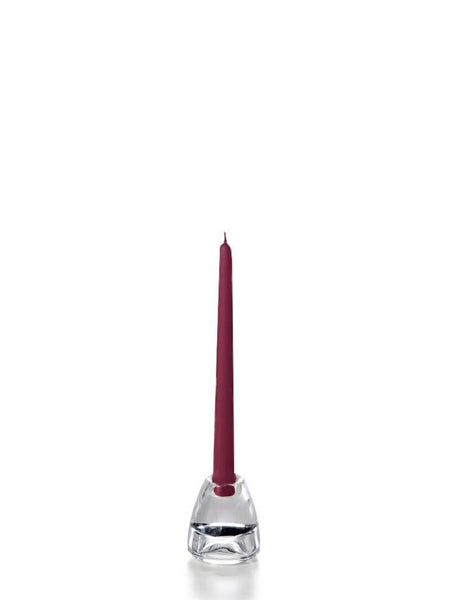 10" Wholesale Taper Candles - Case of 72 Magenta