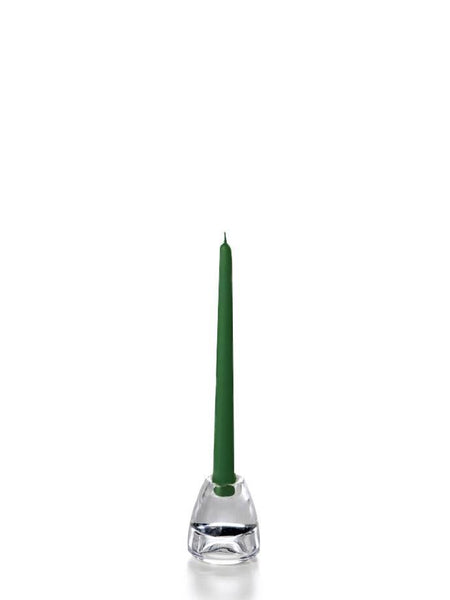 10" Handcrafted Taper Candles Hunter Green