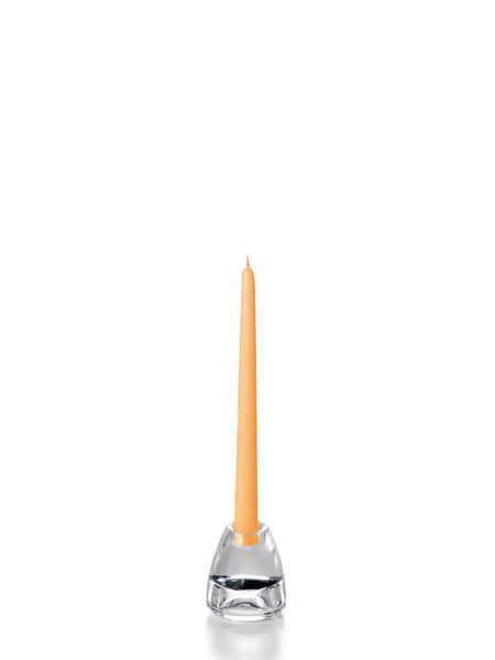 10" Wholesale Taper Candles - Case of 288 Peach