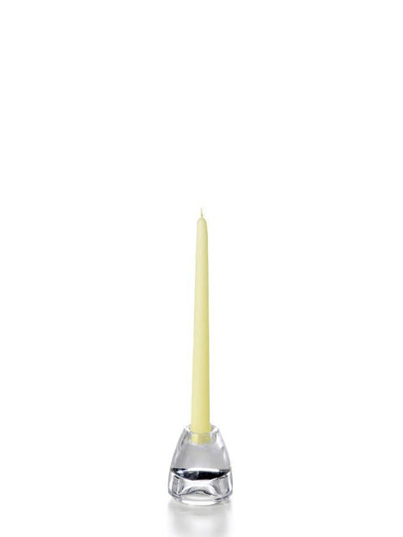 10" Handcrafted Taper Candles Buttercup Yellow