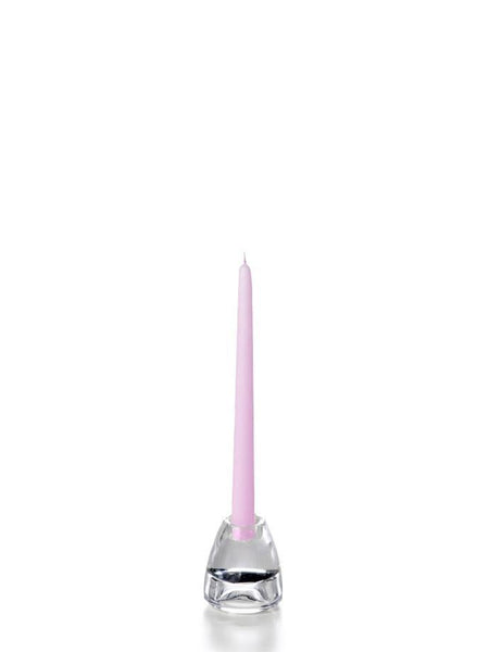 10" Wholesale Taper Candles - Case of 144 Violet