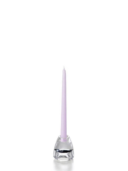 10" Wholesale Taper Candles - Case of 144 Lavender
