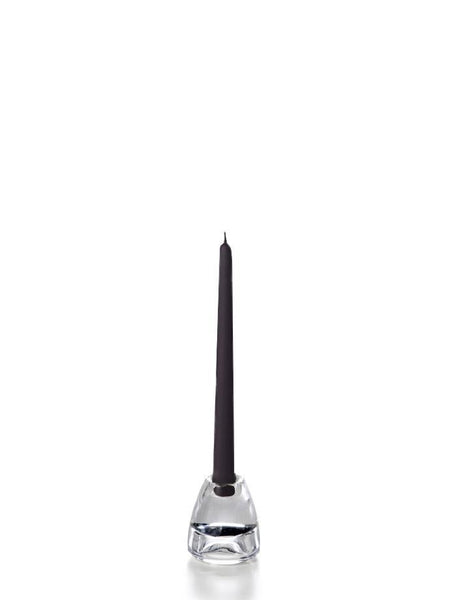 10" Wholesale Taper Candles - Case of 72 Black