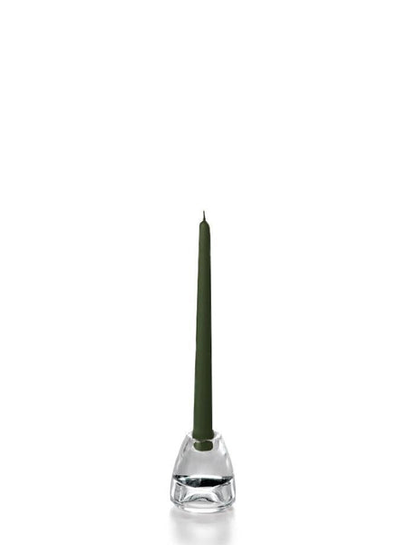 10" Wholesale Taper Candles - Case of 72 Olive