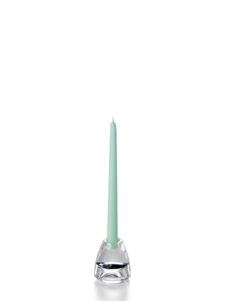 10" Wholesale Taper Candles - Case of 72 Tiffany Blue