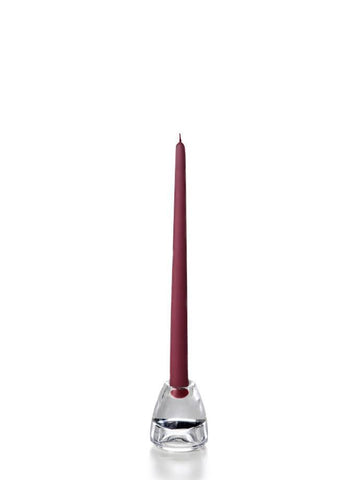 Yummi Candles - 12" Wholesale Taper Candles - Case of 72 Magenta
