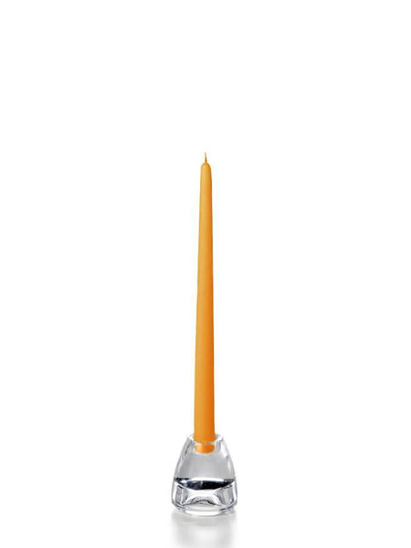 12" Handcrafted Taper Candles Harvest Gold