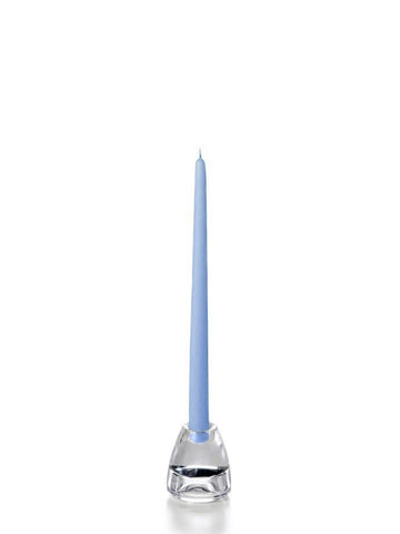 Yummi Candles - 12" Wholesale Taper Candles - Case of 72 Periwinkle Blue