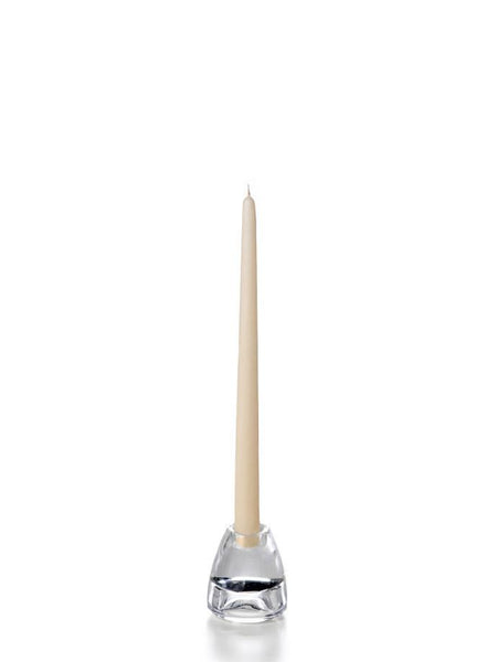 12" Wholesale Taper Candles - Case of 288 Sandstone