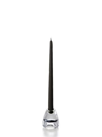Yummi Candles - 12" Handcrafted Taper Candles Black
