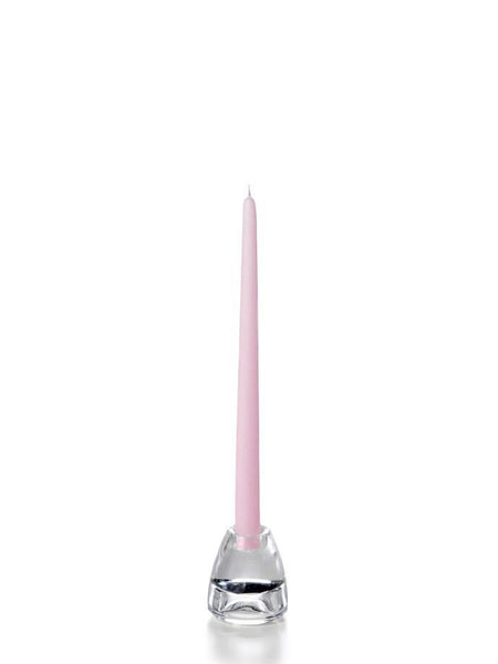 12" Wholesale Taper Candles - Case of 144 Blush