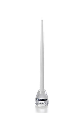 15" Handcrafted Taper Candles White