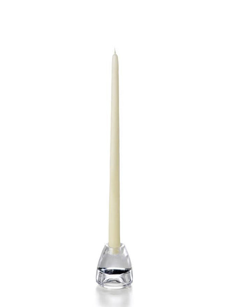 15" Wholesale Taper Candles - Case of 288 Ivory