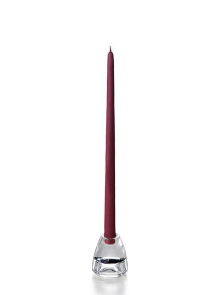 15" Handcrafted Taper Candles Magenta