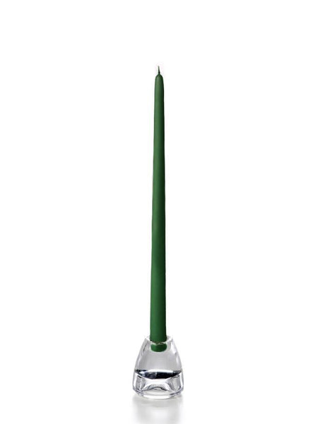 15" Wholesale Taper Candles - Case of 288 Hunter Green