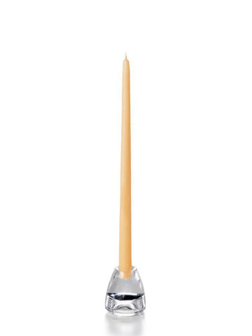Yummi Candles - 15" Wholesale Taper Candles - Case of 72 Caramel