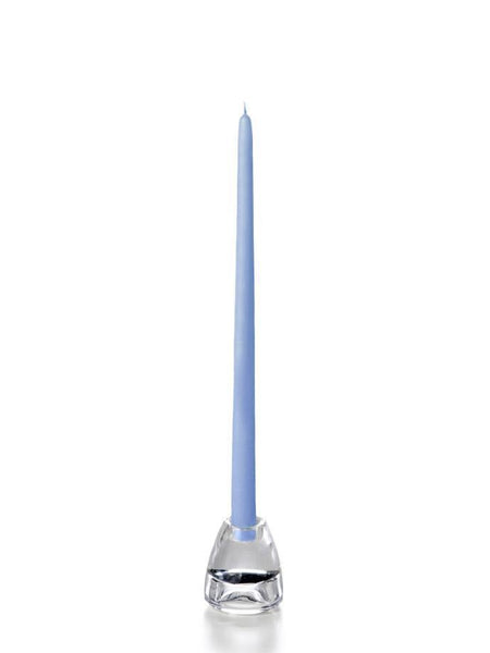 15" Wholesale Taper Candles - Case of 288 Periwinkle Blue