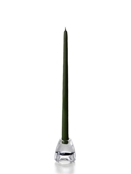 15" Handcrafted Taper Candles Olive