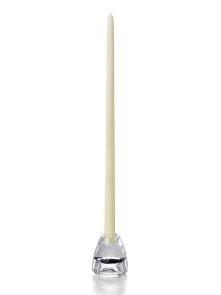 18" Handcrafted Taper Candles Ivory