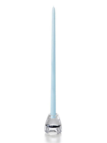 Yummi Candles - 18" Wholesale Taper Candles - Case of 72 Ice Blue