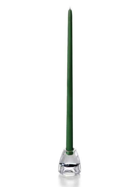 18" Wholesale Taper Candles - Case of 288 Hunter Green