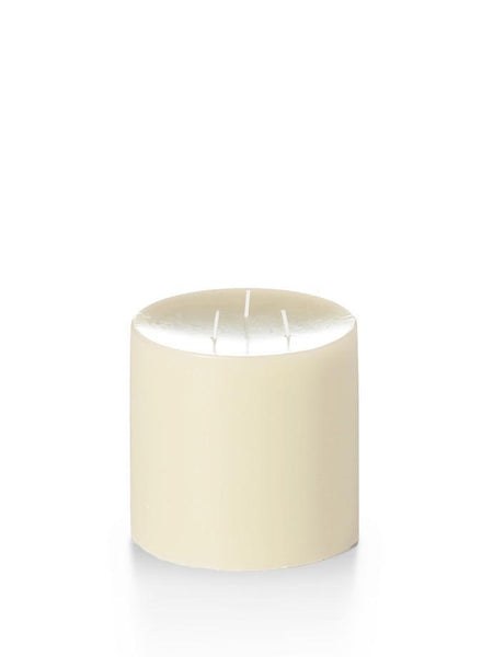 5" x 5" Wholesale Unscented Column Pillar Candles Ivory