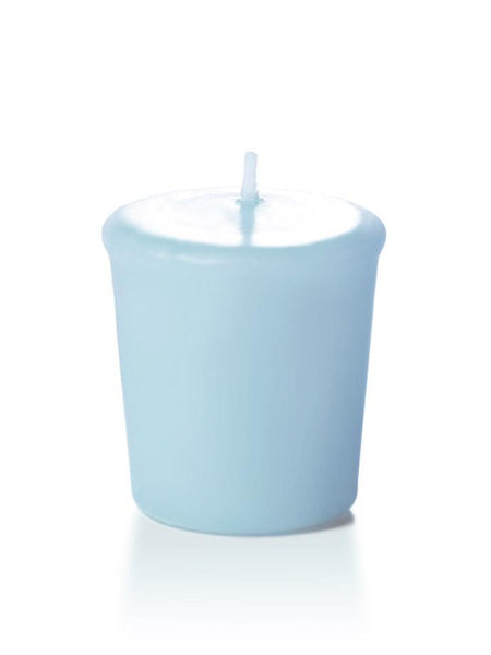 15 Hour Unscented Votive Candles Ice Blue