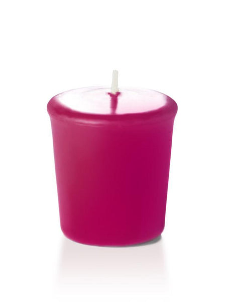 15 Hour Unscented Votive Candles Hot Pink