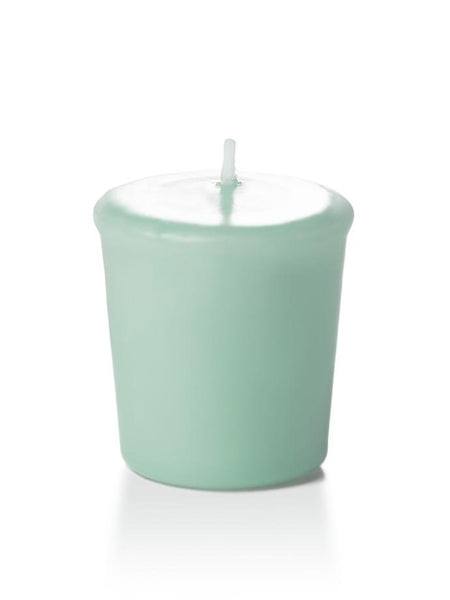 15 Hour Unscented Votive Candles Tiffany Blue