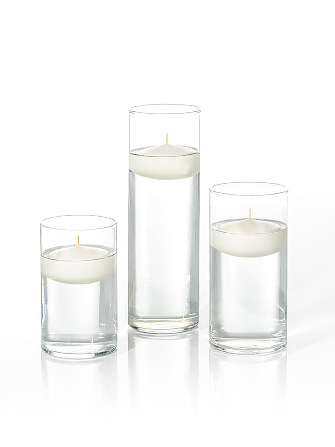 Factory Other 36 Floating Candles and Cylinder Vases