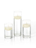 Yummi Candles - 36 Floating Candles and Cylinder Vases