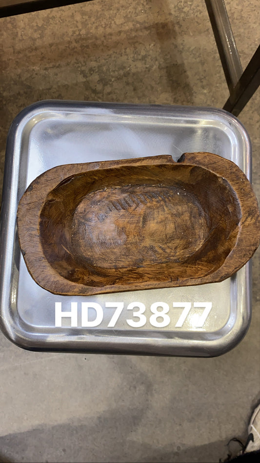 Wood Bowl Petite, Natural 10x6x3