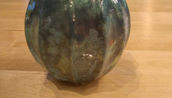 Mercury Glass Tealight Holder - 3 X 3 - Antique Turquoise