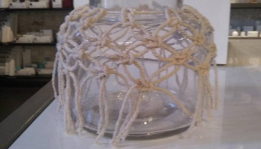 Vase with Macrame Small - each