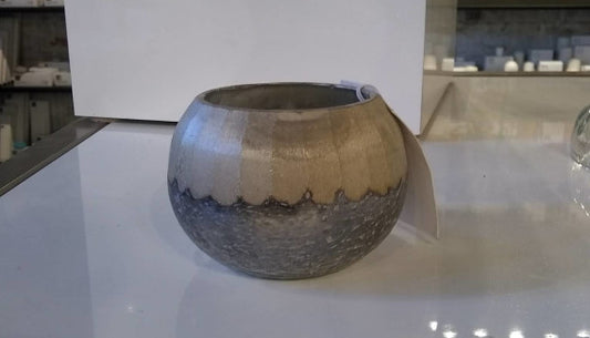 Mercury Glass Tealight Holder- Antique Silver Finish