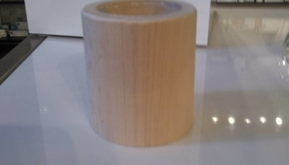 Wood Tealight Holder with Glass Insert- Panda- S