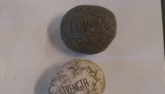 Resin Inspirational Stone, each