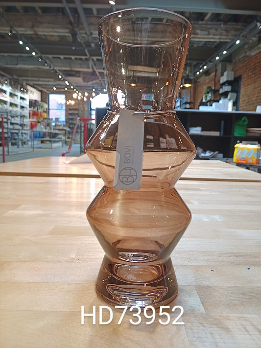 Miller GLASS VASE - Brown