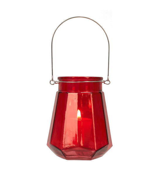 LANTERN.HANDLE-RED 6in